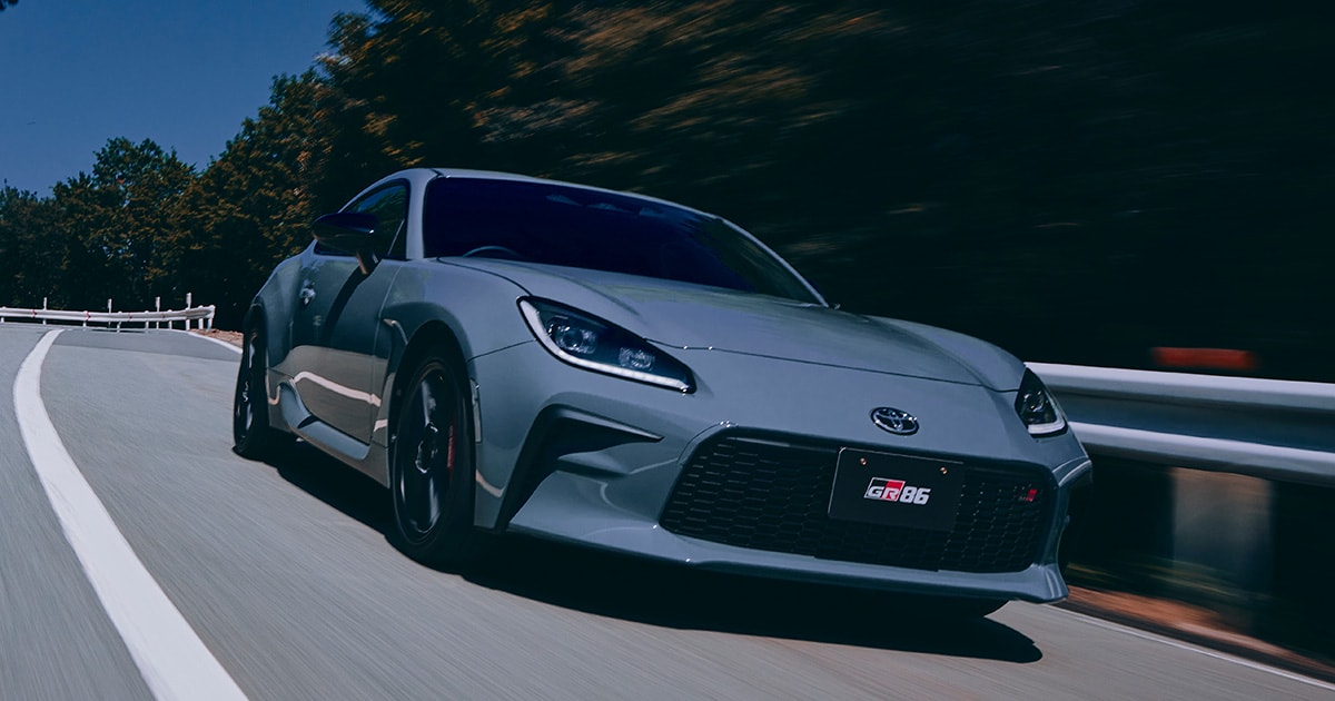 トヨタ・GR86の新型モデルの全体写真