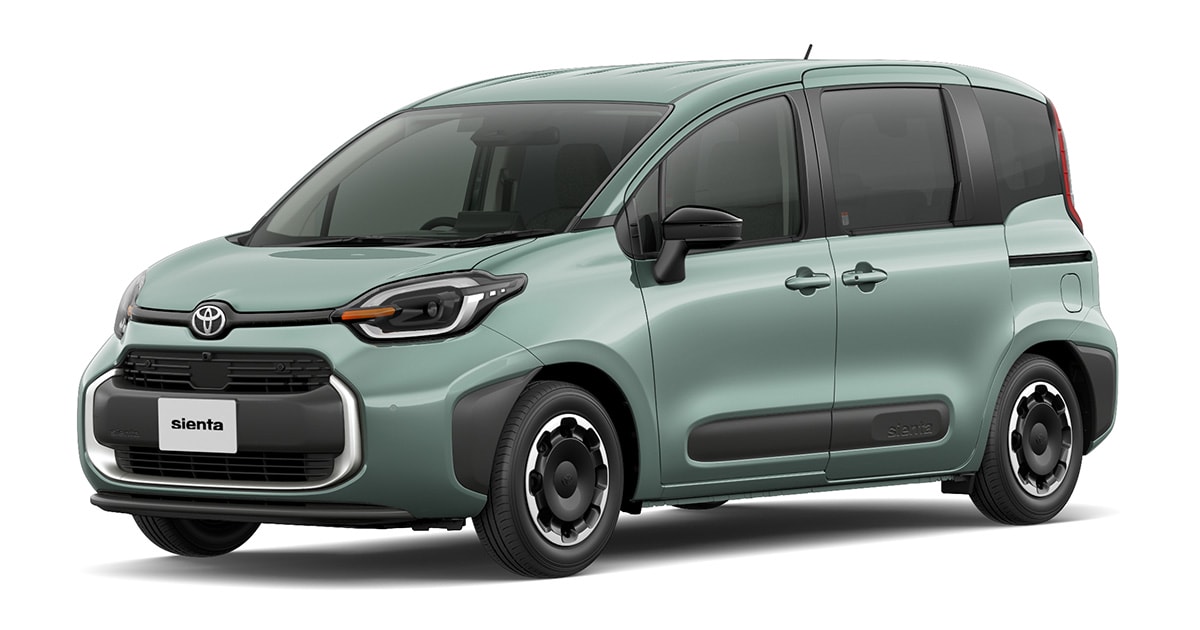 トヨタ自動車によるシエンタの一部改良に関するプレスリリースの引用画像。