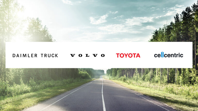 トヨタ自動車、ボルボグループ、ダイムラートラックAGによる合弁会社セルセントリックへの出資に関するプレスリリースの引用画像。