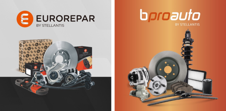 Stellantisがジープ向けに導入した補修部品ブランド「bproauto by STELLANTIS」のロゴ画像。