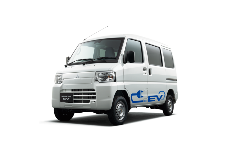 三菱自動車の軽商用EV「ミニキャブ EV」の車両外観。